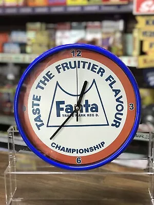 The RARE 1964 FANTA Fruitier Flavour Coca Cola Russell YO-YO Campion Wall CLOCK • $75
