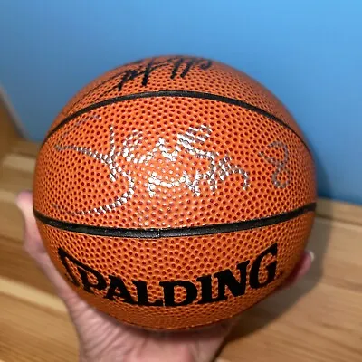 Atlanta Hawks Signed Spalding Mini Basketball Blaylock Laettner Smith Mutombo • $26.95