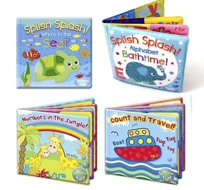 Bath Books Bath Crayons Colourful Fun Educational Friendly Safe Kid Baby Toys  • £2.99