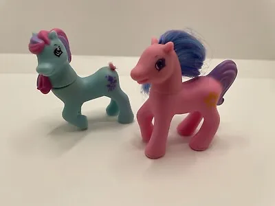 McDonalds Happy Meal Toy - My Little Pony 1998 - Pink Pony And Blue Pony 90s • £2.50