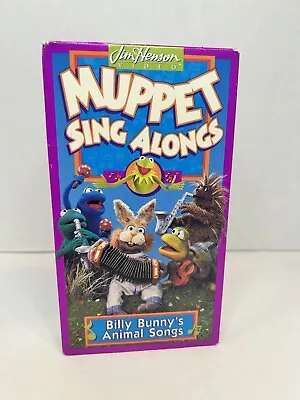 Muppet Sing-Alongs - Billy Bunnys Animal Songs (VHS 1993) • $19.99