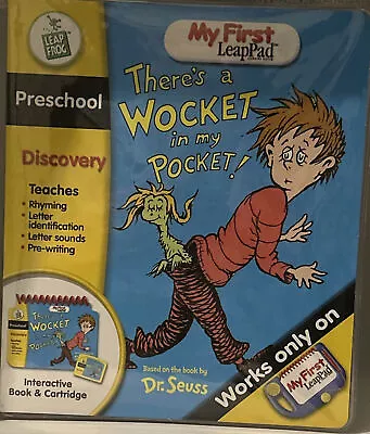 My First LeapPad Dr. Seuss THERE'S A WOCKET IN MY POCKET Preschool Sealed • $7.99