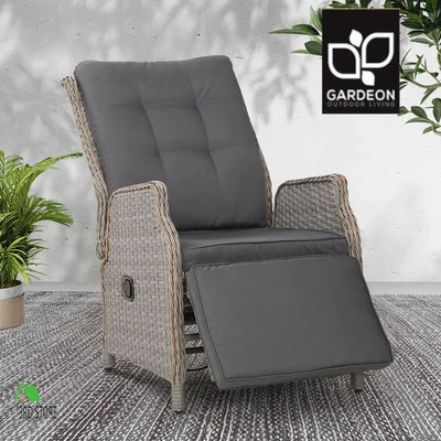 $172.55 • Buy RETURNs Gardeon Sun Lounge Setting Recliner Chair Outdoor Furniture Patio Wicker