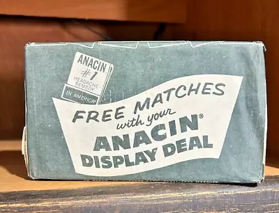 Vintage Anacin Matchbooks Matches 50 Pack NOS   Display Deal Unused • $9.99