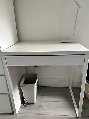 IKEA MICKE Desk - White/Blue (302.960.24) • £30