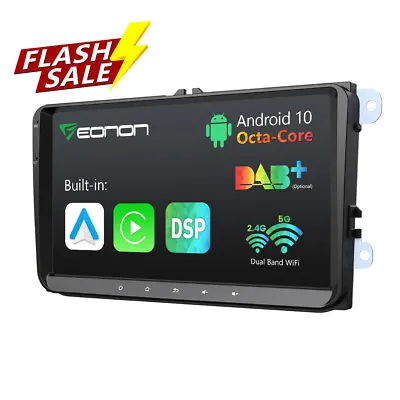 9  Android 10 Octa Core Car Radio Stereo GPS For VW GOLF MK5 MK6 Jetta Bora EOS • $196.86