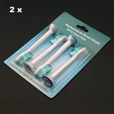 $15.99 • Buy CLEARANCE 8PCS Replacement Toothbrush Heads For Philips Sonic Sonicare HX6014