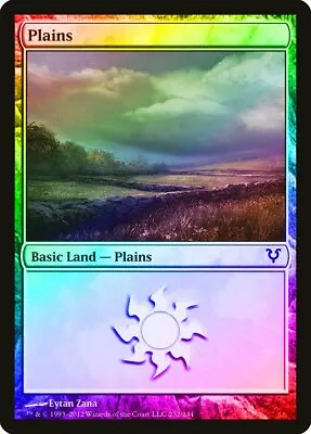 Plains (232) FOIL Avacyn Restored HEAVILY PLD Basic Land MAGIC MTG CARD ABUGames • $2.95