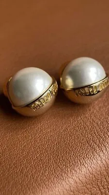 MIU MIU Woman Pearl Earrings • $280