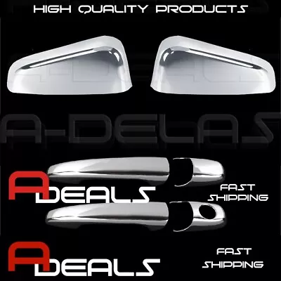 Chrome Covers For 2010-2011 12 13  14 FORD MUSTANG  Mirror + 2 Door Handle Cover • $48.89