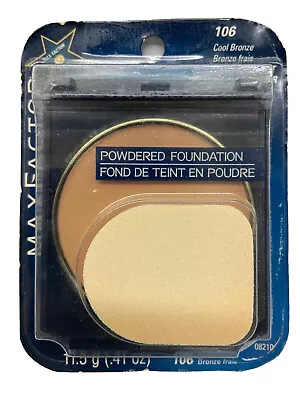 Max Factor Powered Foundation 106 Cool Bronze Scuffed Box • $48.98