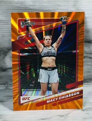 2022 Panini Donruss Ufc (#138) Macy Chiasson Sp Orange Laser Parallel Card • $1.49