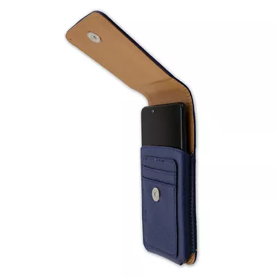Caseroxx Outdoor Case For OnePlus 5T In Blue Made Of Real Leather • $25.14