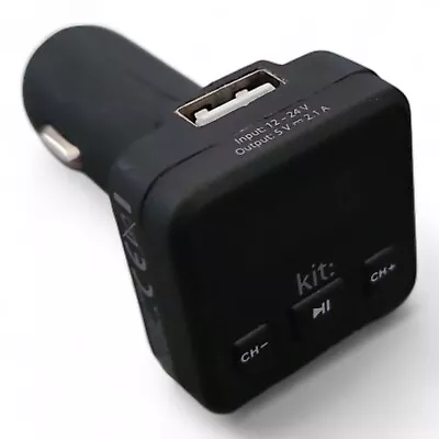 Kit Wireless FM Transmitter Bluetooth Car Wireless FM Transmitter Adapter USB A • £7.99