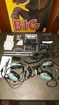 1980s Aviation Headphones And Audio Accessories/Equipment Excellent Condition • $325