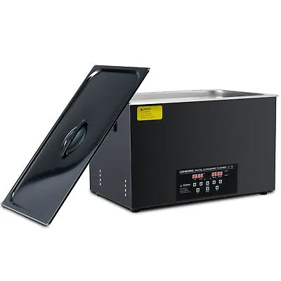 CREWORKS 30L Digital Ultrasonic Cleaning Machine With Timer Heater LED Display • $269.99