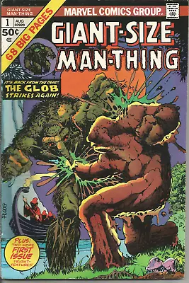 Giant-size Man-thing #1 Marvel Comics 08/74 Vfn The Glob! • $2