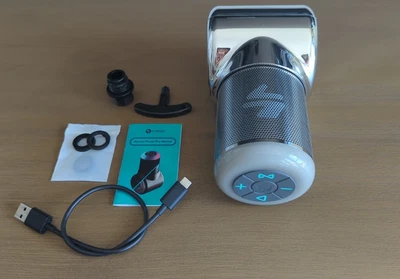$62 • Buy Shower Power Pro Speaker Hydropower Bluetooth Shower Speaker Chrome Power Shower