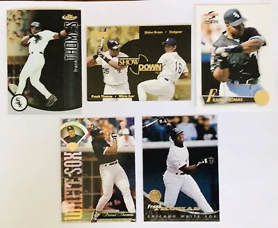 Frank Thomas Lot Of 5 Incl 1 Show Down Serial Number Limited Insert  08205/10000 • $5.95