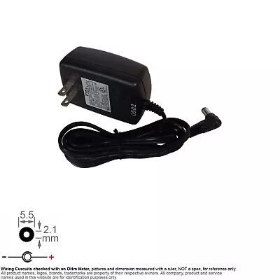 AC DC Power Adapter 5521 5Vdc DC5V 5V 2.4A DVE DSA-0151A-05 • $6.80