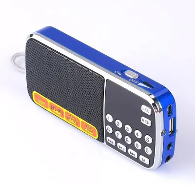Mini Speakers Portable Music Player Micro SD/TF USB Disk Speaker FM Radio • $49.99