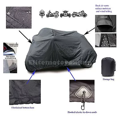 Motor Trikes GL 1500 Classic II Deluxe Trike Bike Storage Cover • $99.99