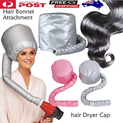 New Bonnet Hair Drying Cap Hat Hood Soft Women Blow Dryer Hairdressing Tool Home • $3.99