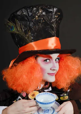 £19.99 • Buy Alice In Wonderland Mad Hatter Style Gothic Fancy Dress Fairytale Cosplay Hat