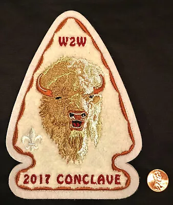 Oa Bsa Order Arrow 2017 Section W2w Conclave 508 520 535 407 Chenille Back Patch • $49
