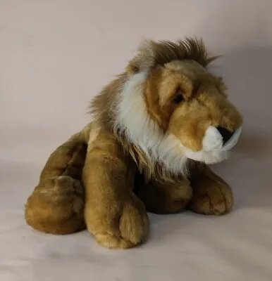 Keel Toys 47cm Floppy Plush Lion WWF Endangered Species Excellent Condition  • £17.99