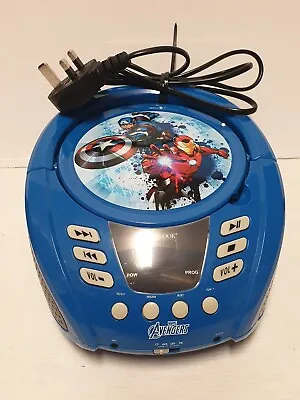 Lexibook Kids Marvel Avengers Boombox Radio CD Player AUX Radio Tested & Working • £28