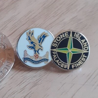 £2.49 • Buy Crystal Palace Palaces Finest HOOLIGAN Badge