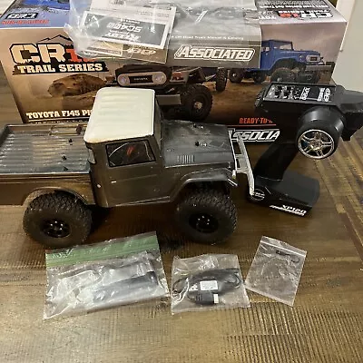 Team Associated CR12 Trail Truck Toyota Land Cruiser RC Car Untested Gray • $26