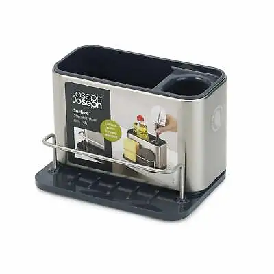 JOSEPH JOSEPH Surface Stainless Steel Caddy Sink Organiser Brush Compartment • $55.15