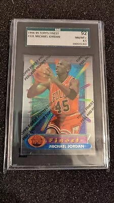 1994 Topps Finest Michael Jordan #331 -- SGC 8.5 W/COATING -- #45 JERSEY • $110