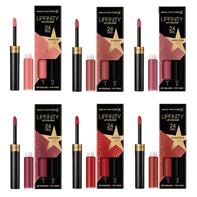 Max Factor Lipfinity 24HR Limited Edition Lip Colour Lipstick - Select Your -New • £8.25