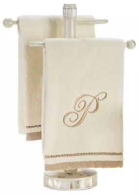 Towels 11 X18   Set Of 4 Monogrammed Gifts Fingertip Extra Absorbent 100% Cotton • $19