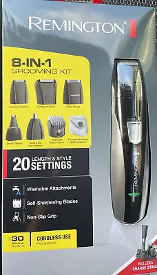 Remington 8 In 1 Grooming Kit Trimmer Hair Nose Ear Sideburns Beard Brows PG350 • $40.99