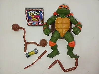 Vintage 1991 Playmates Teenage Mutant Ninja Turtles Movie Star Mike Accessories • $24.99