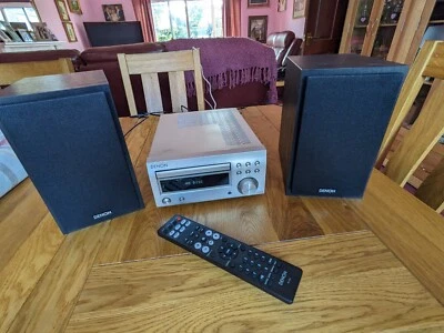 £140 • Buy Denon RCD-M41DAB HiFi CD Player DAB/FM Bluetooth Remote With SC-M41 Speakers