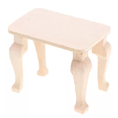 1:12 Dollhouse Miniature Accessories DIY Mini Wooden Table Doll House Dhm • $1.35