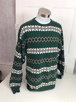 Ralph Lauren Sweater Fair Isle Mens Large • $24.95