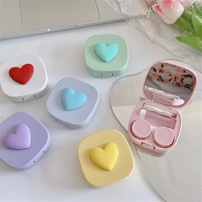 £3.90 • Buy Box Eye Lenses Holder Cosmetic Contact Lens Storage Box Contact Lenses Case