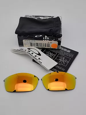 Oakley 13-647 Flak Jacket Gen 1 Fire Iridium OEM Sunglasses Lens W/ Case • $85.99