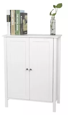 Veryke Bathroom Cabinet Wooden Floor Cabinets Furniture Waterproof GarageBin • $29.99
