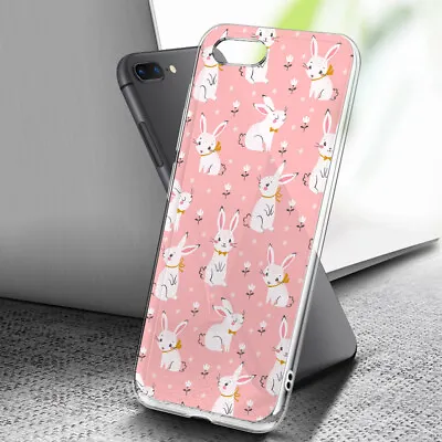 $7.99 • Buy ( For IPhone 6 Plus / 6S Plus ) Art Clear Case Cover C0260 Cute Rabbit