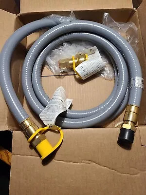 10FT 3/4  Inch ID Natural Gas Hose With Quick Connect FittingsBrand New • $50