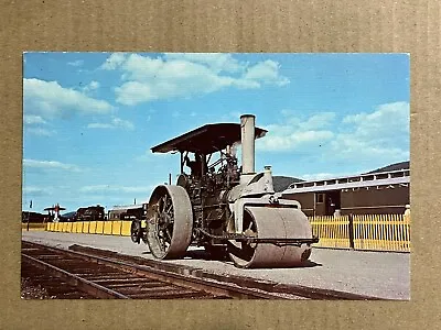 Postcard Steamtown USA Bellows Falls Vermont Steam Powered Road Roller Vintage • $4.29