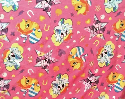 VTG My Little Pony Toddler Crib Sheet MADE IN THE USA Soft 100% Cotton Knit • $19.99