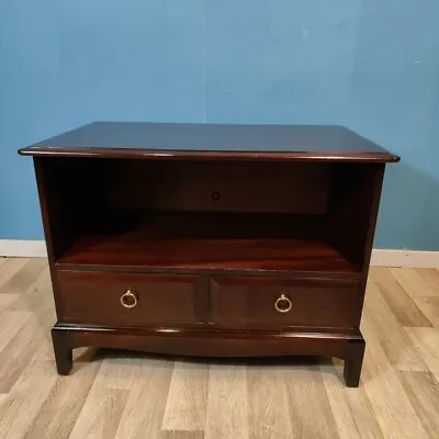 Stag Minstrel Tv Stand Hi-fi Cabinet Unit With Two Drawers Sideboard  • £125